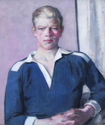 Francis Campbell Boileau Cadell Rugby Player oil painting picture